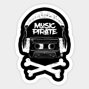 Music pirate Sticker